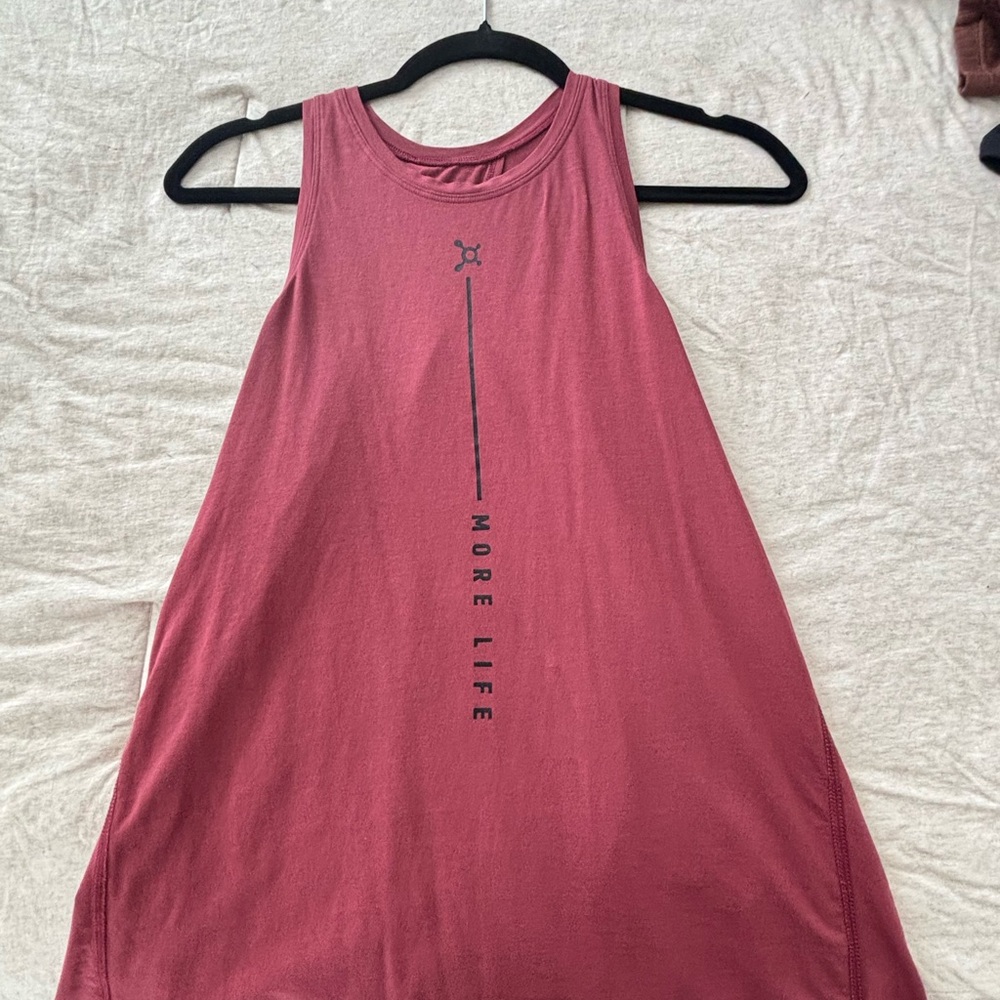 Lululemon Orangetheory Fitness Dark Red Tie Back Tank